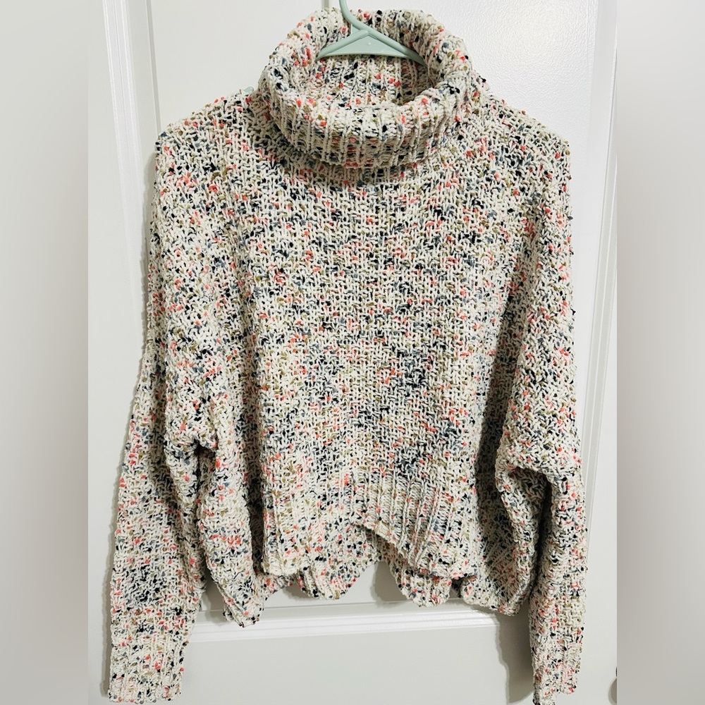 Moon & Madison Cozy Multicolor Turtleneck Sweater